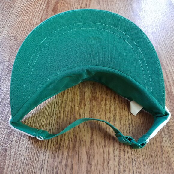 Vintage 80s Preppy Visor Hat "Splitz Cooler" Wine Spritzer - Young An Korea - Picture 5 of 16